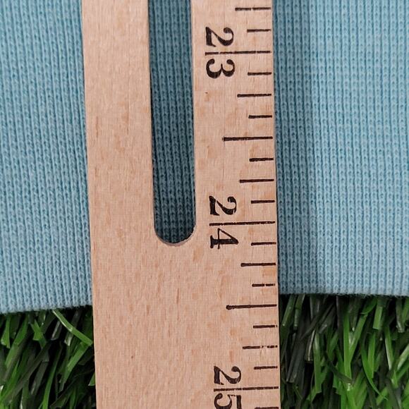 NIKE Swoosh All-Over-Print Hoodie Small 21x24 Blue Baggy Crop - Picture 15 of 15